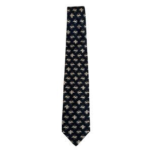 Vintage Burberry Dog Print Neck Tie‎